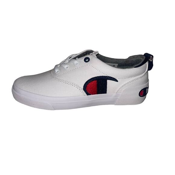 Champion Other - NIB! Champion Swipe Canvas White Youth School Sneakers - Size 4.5